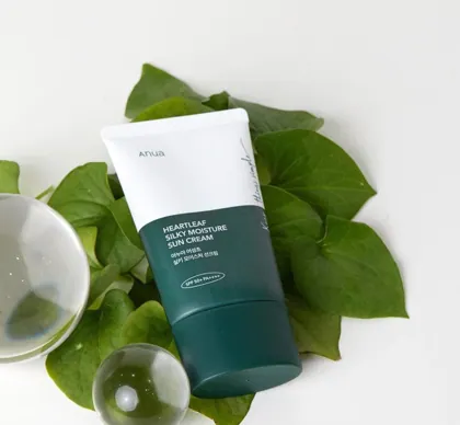 ANUA – Heartleaf Silky Moisture Sun Cream SPF 50+ PA++++